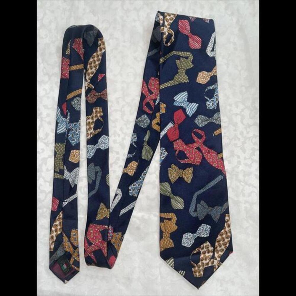 Gilbert and Lodge Silk Tie Neckties Print‎ 3.75”x57”